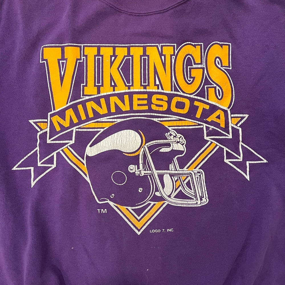 Vintage Minnesota Vikings Crewneck Sweatshirt